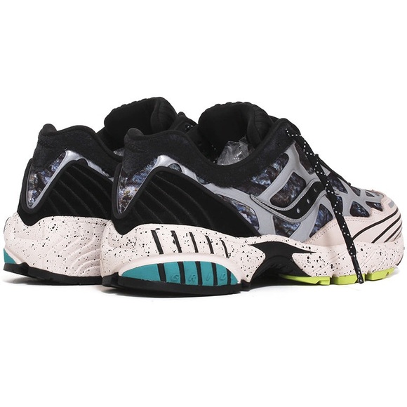 Saucony Grid Web Reflect Camo Sneakers Gray/Black, size 8 US women or 6,5 men - Picture 3 of 8